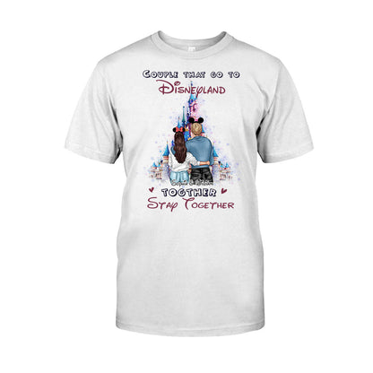 Couple That Go To Magical Land Together - Personalized Couple Mouse T-shirt and Hoodie