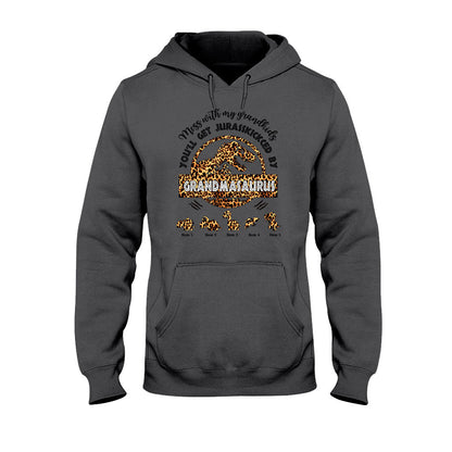 Don't Mess With Grandmasaurus - Personalized Mother's Day Grandma T-shirt and Hoodie