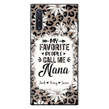 Daisy Leopard Grandma - Personalized Mother's Day Grandma Phone Case