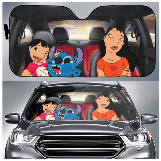 Family Ohana Car Sunshader 0523