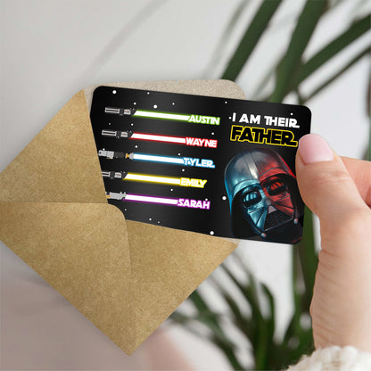 I Am Their Father - Personalized Father's Day Father Wallet Insert Card