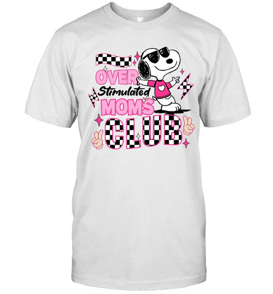 Overstimulated Mom Club T-shirt & Hoodie 0424