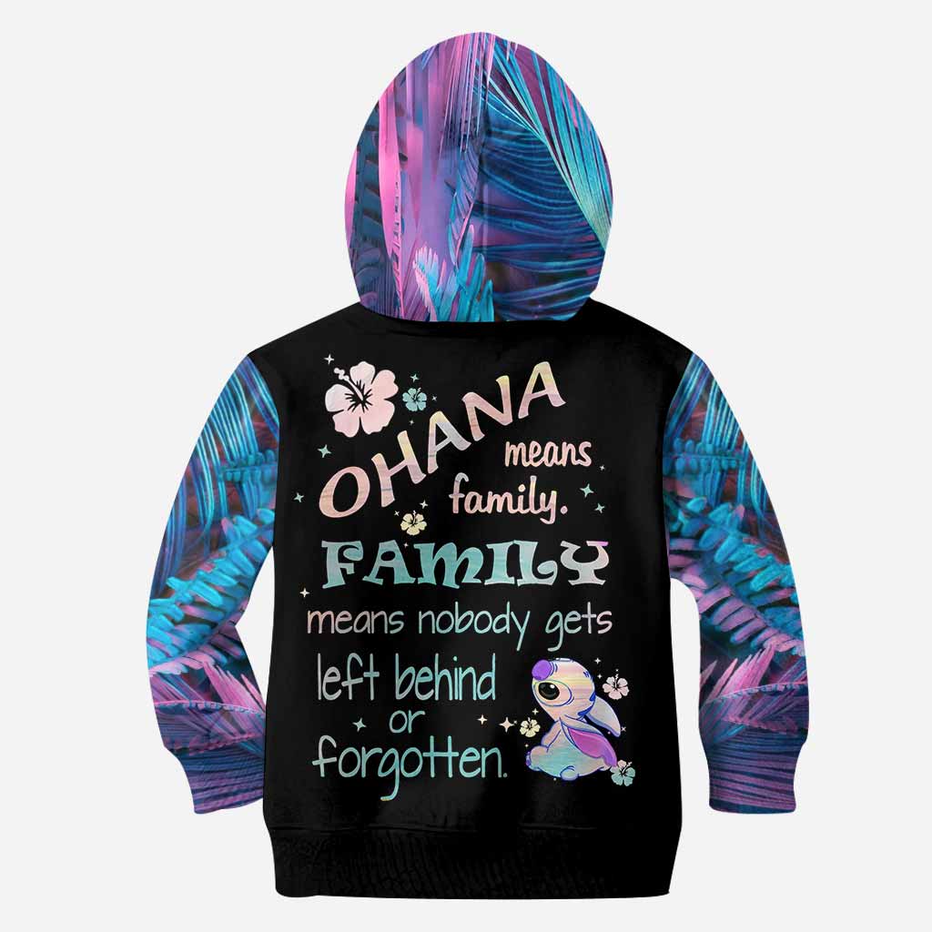 Ohana Means Family - Personalized Ohana Hoodie and Leggings
