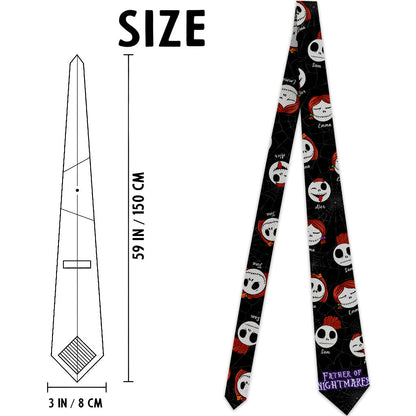 Father Of Nightmares - Personalized Nightmare Necktie