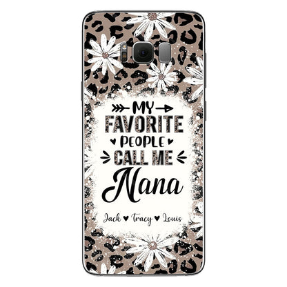 Daisy Leopard Grandma - Personalized Mother's Day Grandma Phone Case
