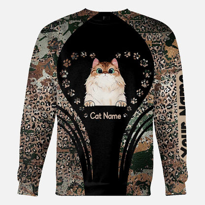 Love Cats - Personalized All Over T-shirt and Hoodie
