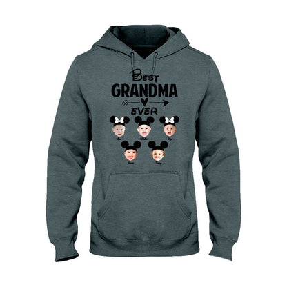 Best Grandma Ever - Personalized Mouse T-shirt and Hoodie