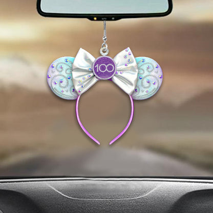 100 Years Of Wonder - Mouse Transparent Car Ornament