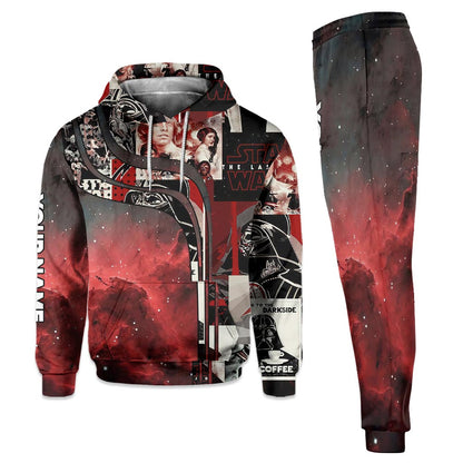 Dark Side - Personalized The Force Hoodie and Sweatpants