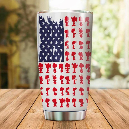 American Flag Tumbler 0523
