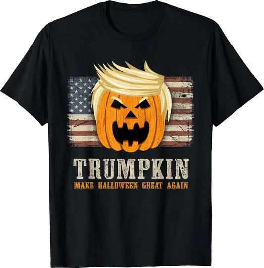 Waiting For Trump 2024 Trumpkin Funny T-Shirt Printed Graphic Clothing T-shirt & Hoodie