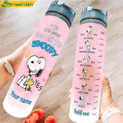 We Are Never Too Old Personalized Water Tracker Bottle 0523
