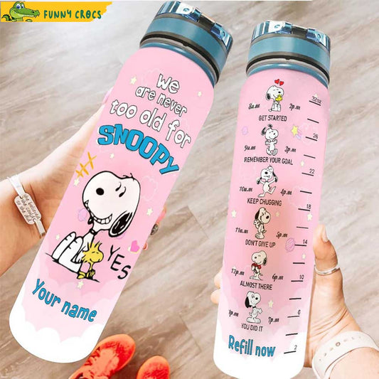 We Are Never Too Old Personalized Water Tracker Bottle 0523