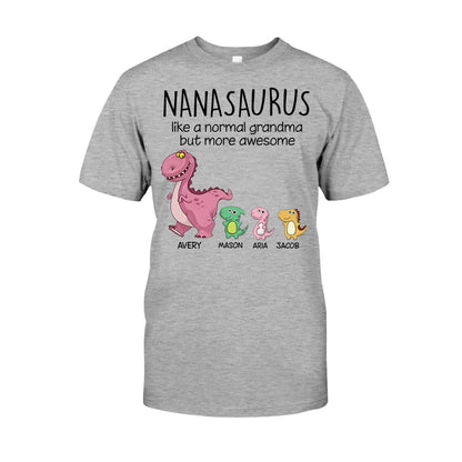 Grandmasaurus - Personalized Mother's day Grandma T-shirt and Hoodie