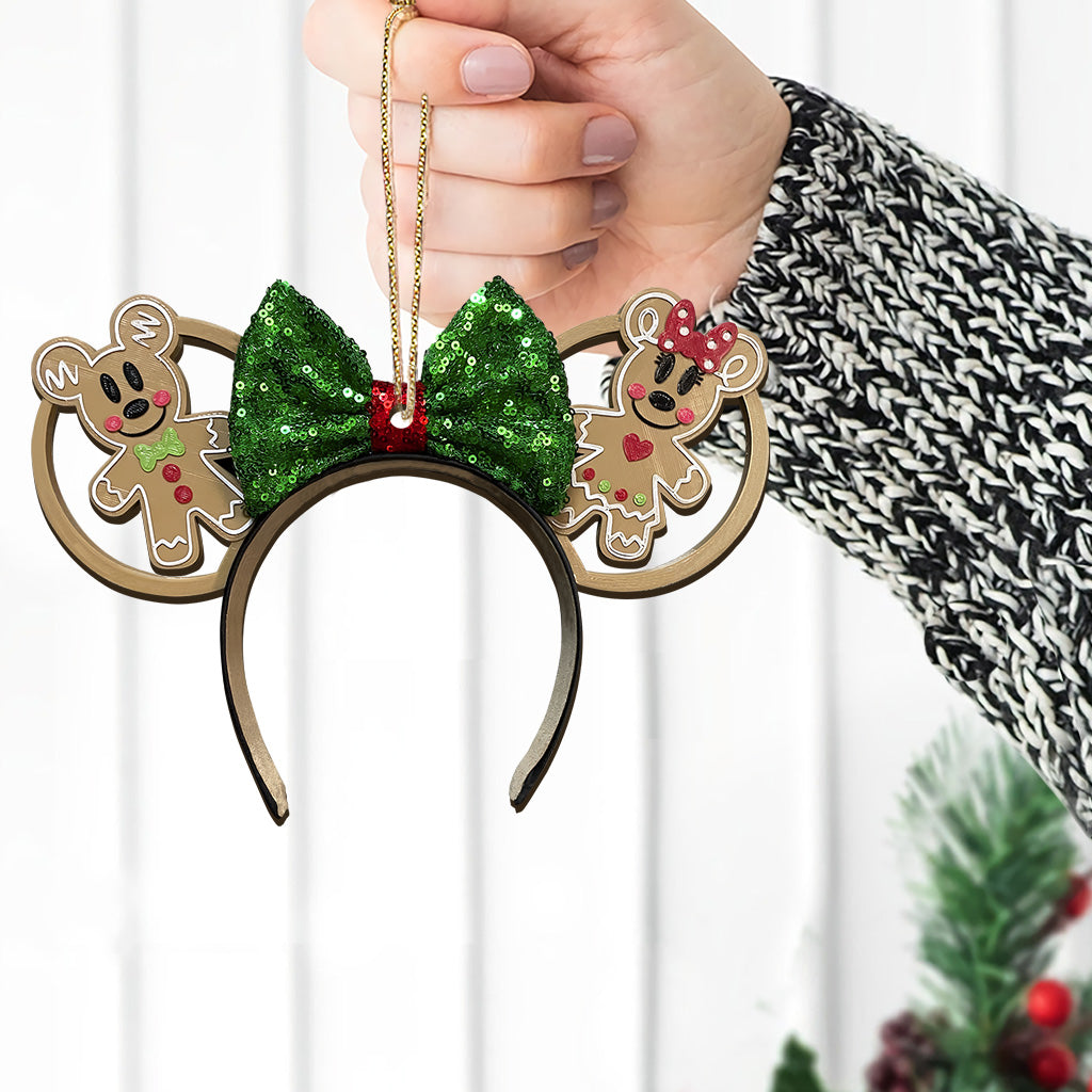 Merry Christmas - Personalized Mouse Ornament