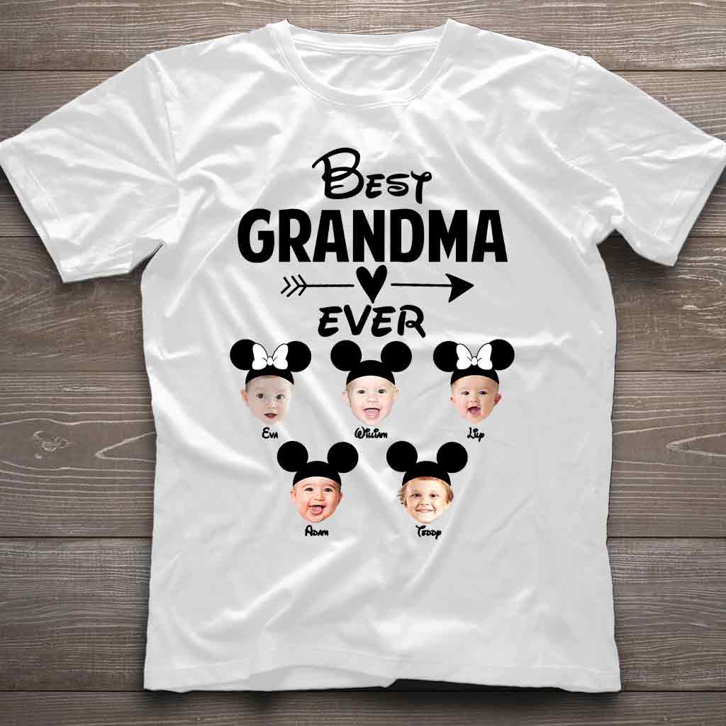 Best Grandma Ever - Personalized Mouse T-shirt and Hoodie