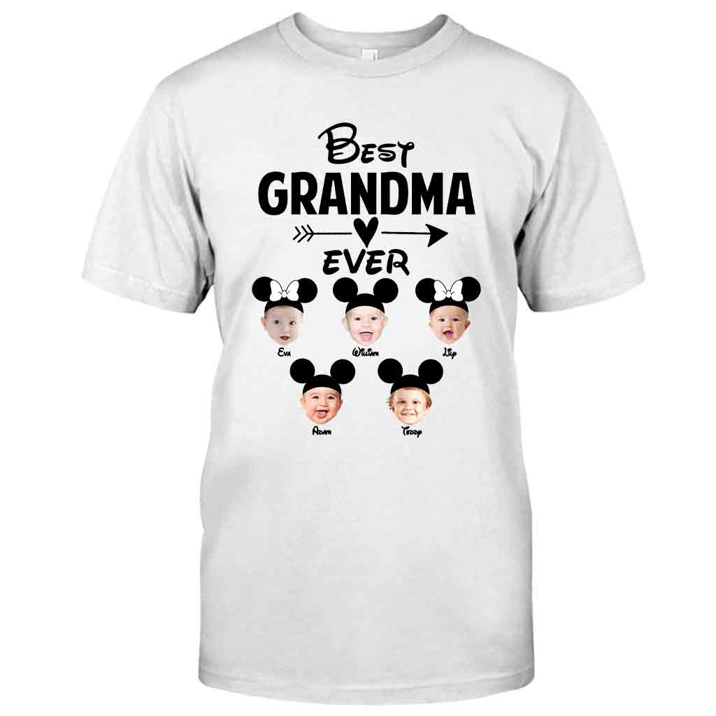 Best Grandma Ever - Personalized Mouse T-shirt and Hoodie