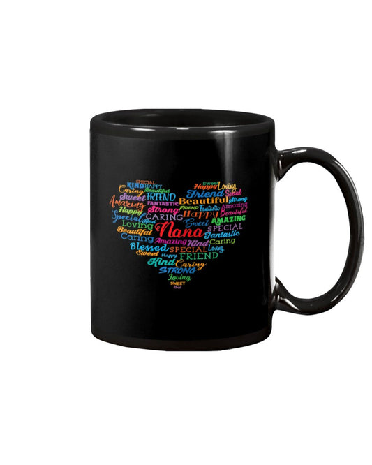 Womens Nana Tshirt For Grandma Nana Gifts - Grandma Mug 0921