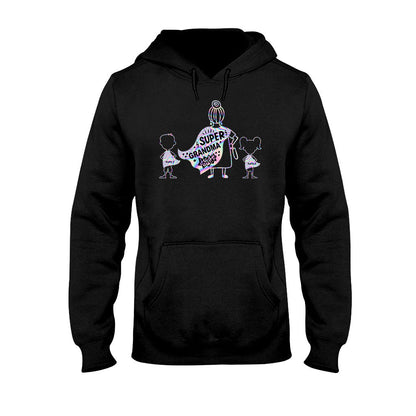 Super Grandma - Personalized Grandma T-shirt and Hoodie