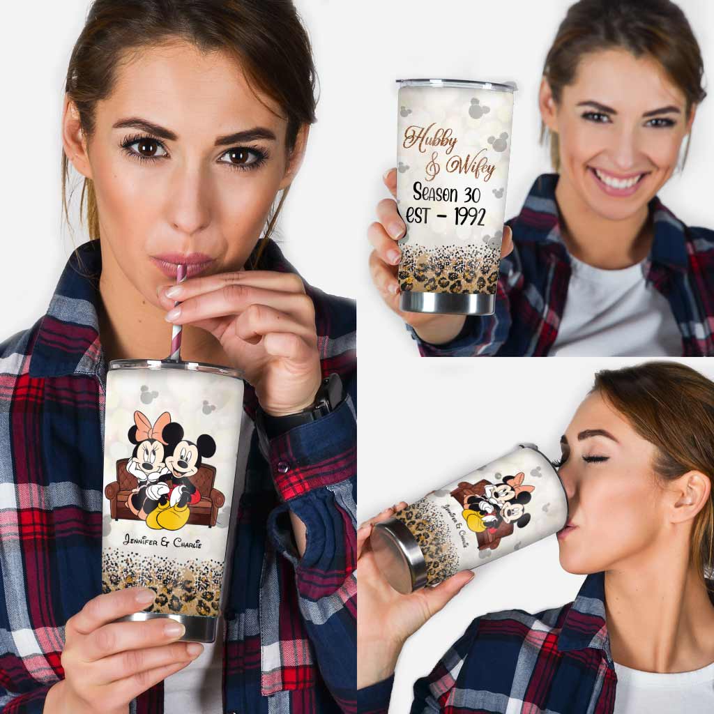 New Season - Personalized Couple Mouse Tumbler