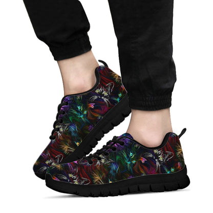 Colorful Cat Cat Sneakers 0622