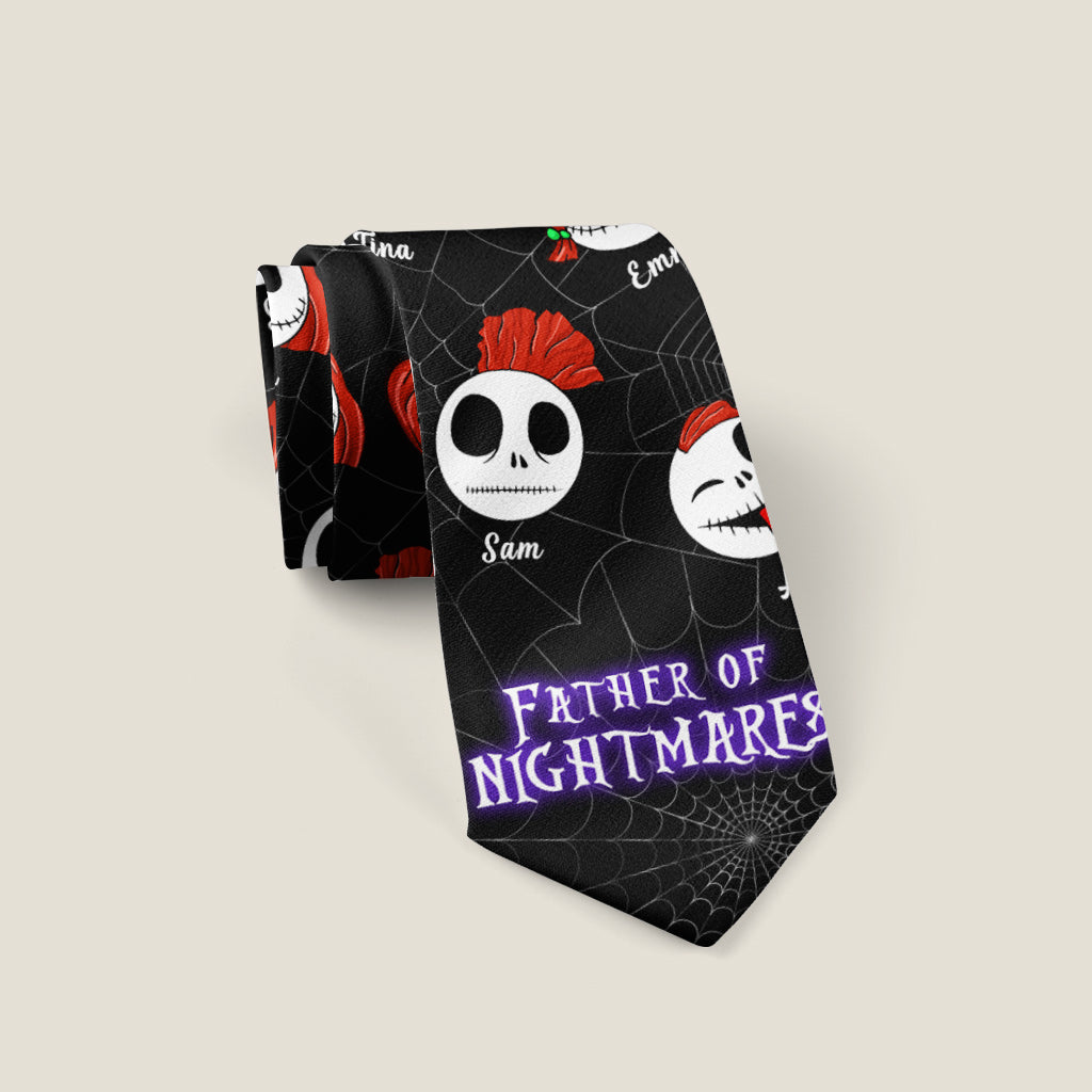 Father Of Nightmares - Personalized Nightmare Necktie