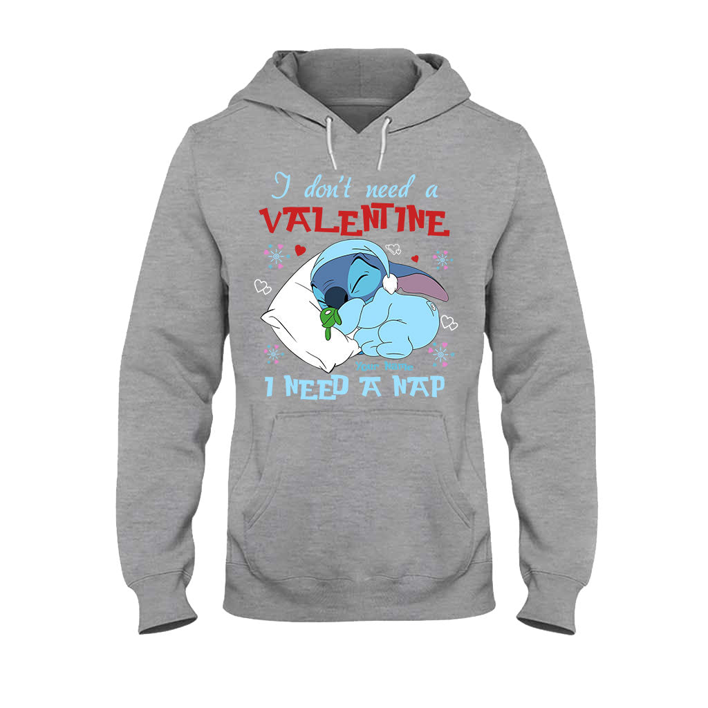 I Don't Need A Valentine - Personalized Valentine Ohana T-shirt and Hoodie