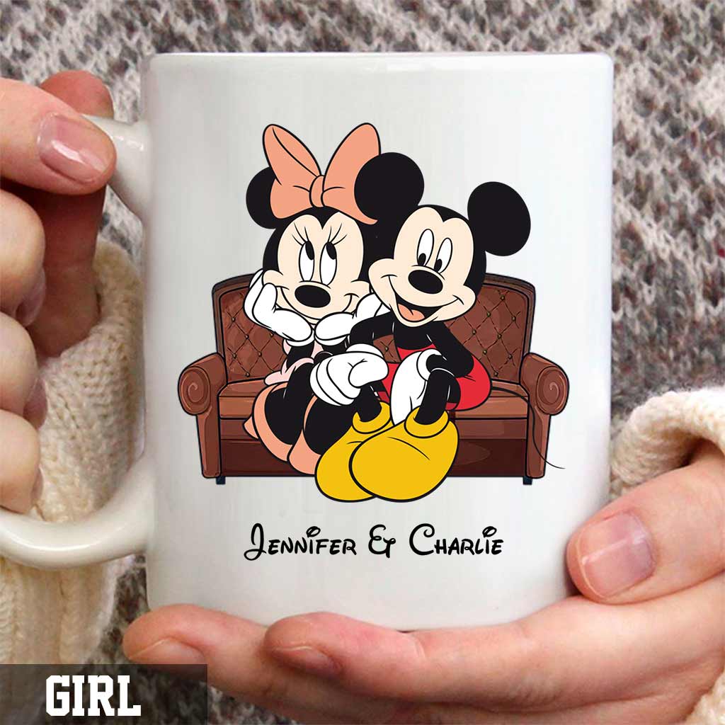 New Season - Personalized Couple Mouse Mug