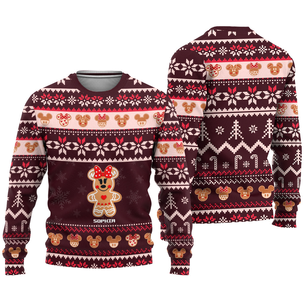 Merry Christmas - Personalized Mouse Sweater