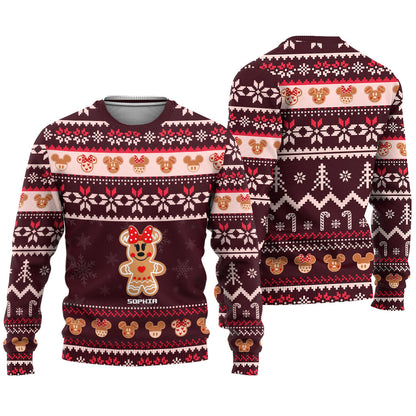 Merry Christmas - Personalized Mouse Sweater