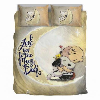 I Love You To The Moon And Back Bedding Set 0523