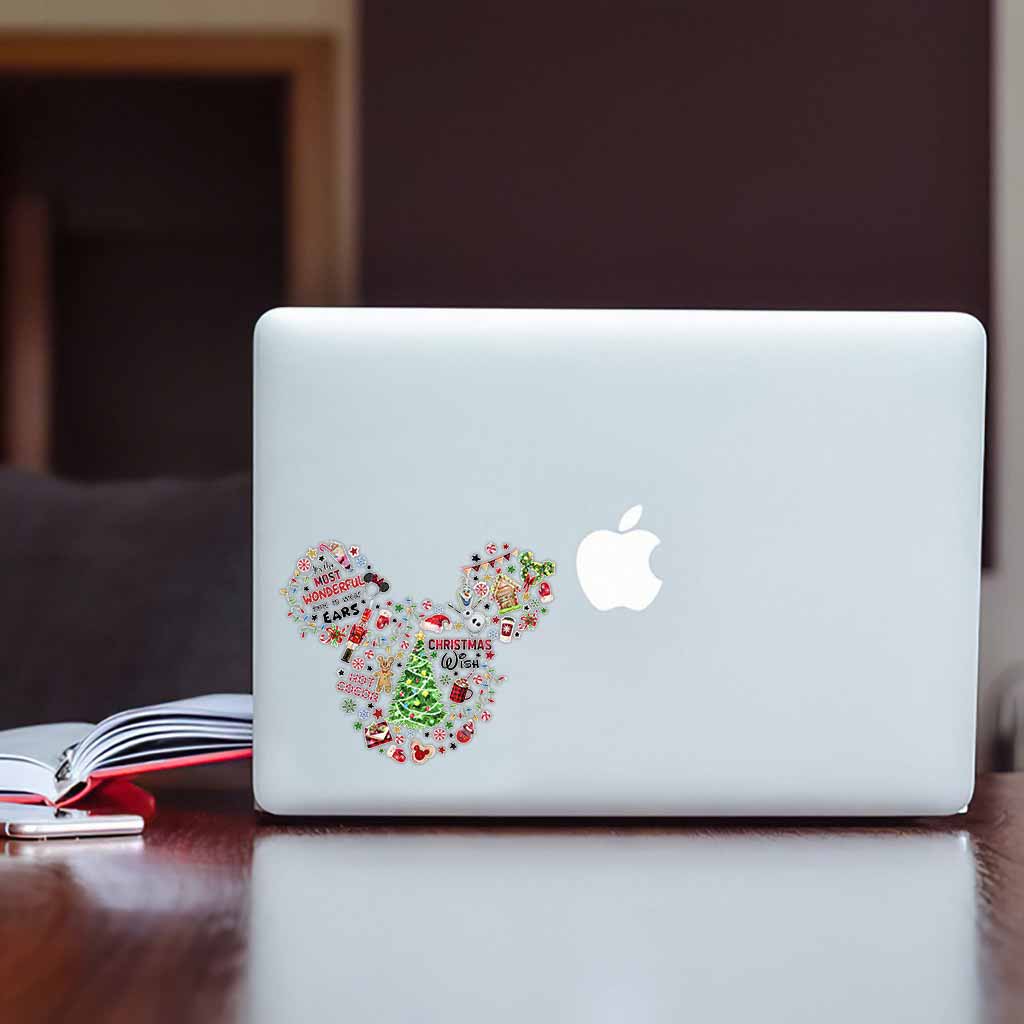 Wonderful Time Of The Year - Christmas Mouse Decal Full