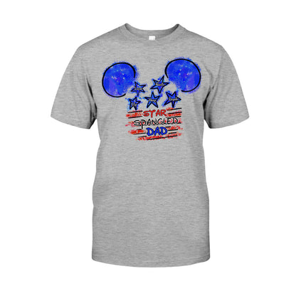Star Spangled Dad - Personalized Independence Day T-shirt and Hoodie