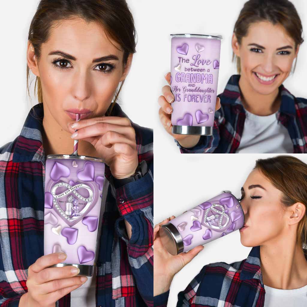 I Love You To Infinity & Beyond - Personalized Grandma Tumbler
