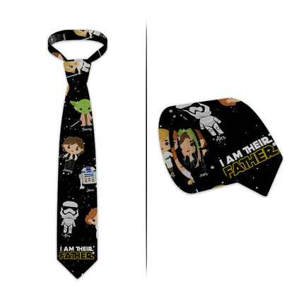 I Am Their Father - Personalized The Force Necktie