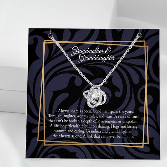 Grandma Sweet Grandma Gift Grandma Gift - Grandma Love Knot Necklace 0921