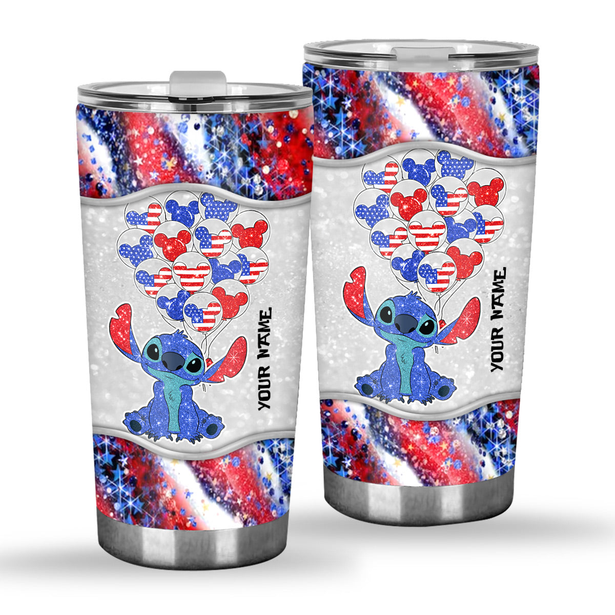 Happy 4th Of July - Personalized Ohana Tumbler
