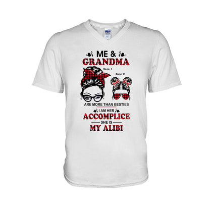 Me & Grandma Are More Than Besties - Personalized T-shirt and Hoodie