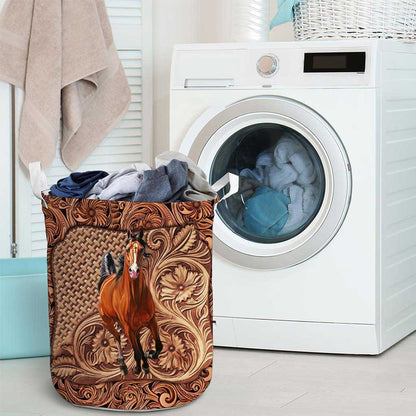 Western Horse - Horse Riding Lover - Horse Owner Storage Basket 0921