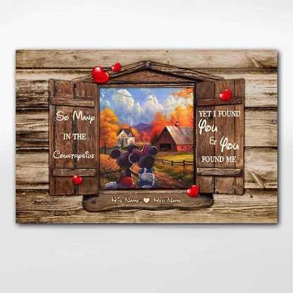 God Blessed The Broken Road - Personalized Mouse Poster