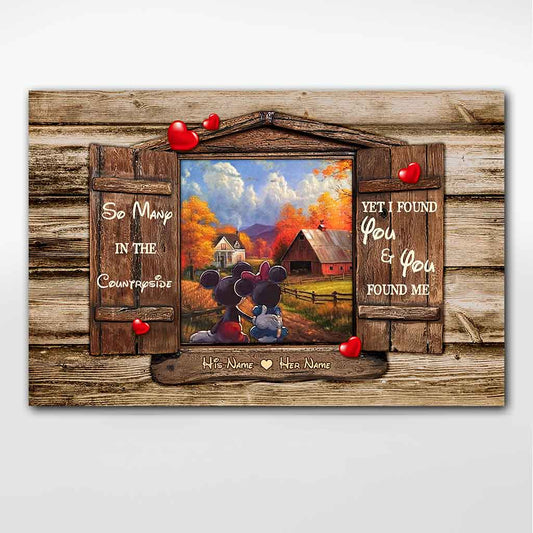 God Blessed The Broken Road - Personalized Mouse Poster