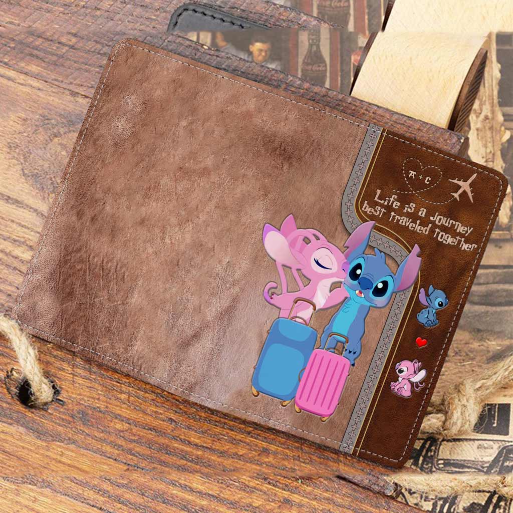 Life Is A Journey - Personalized Couple Travelling Passport Holder