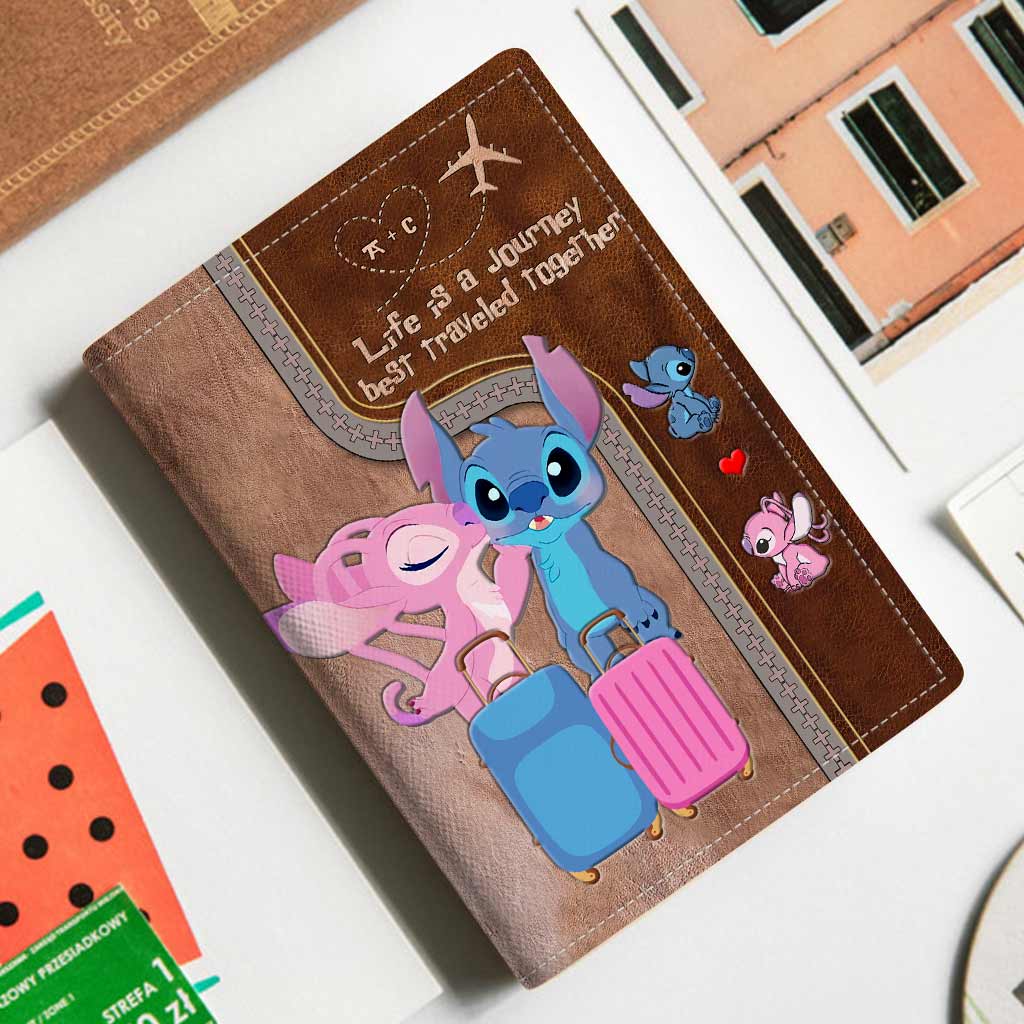 Life Is A Journey - Personalized Couple Travelling Passport Holder