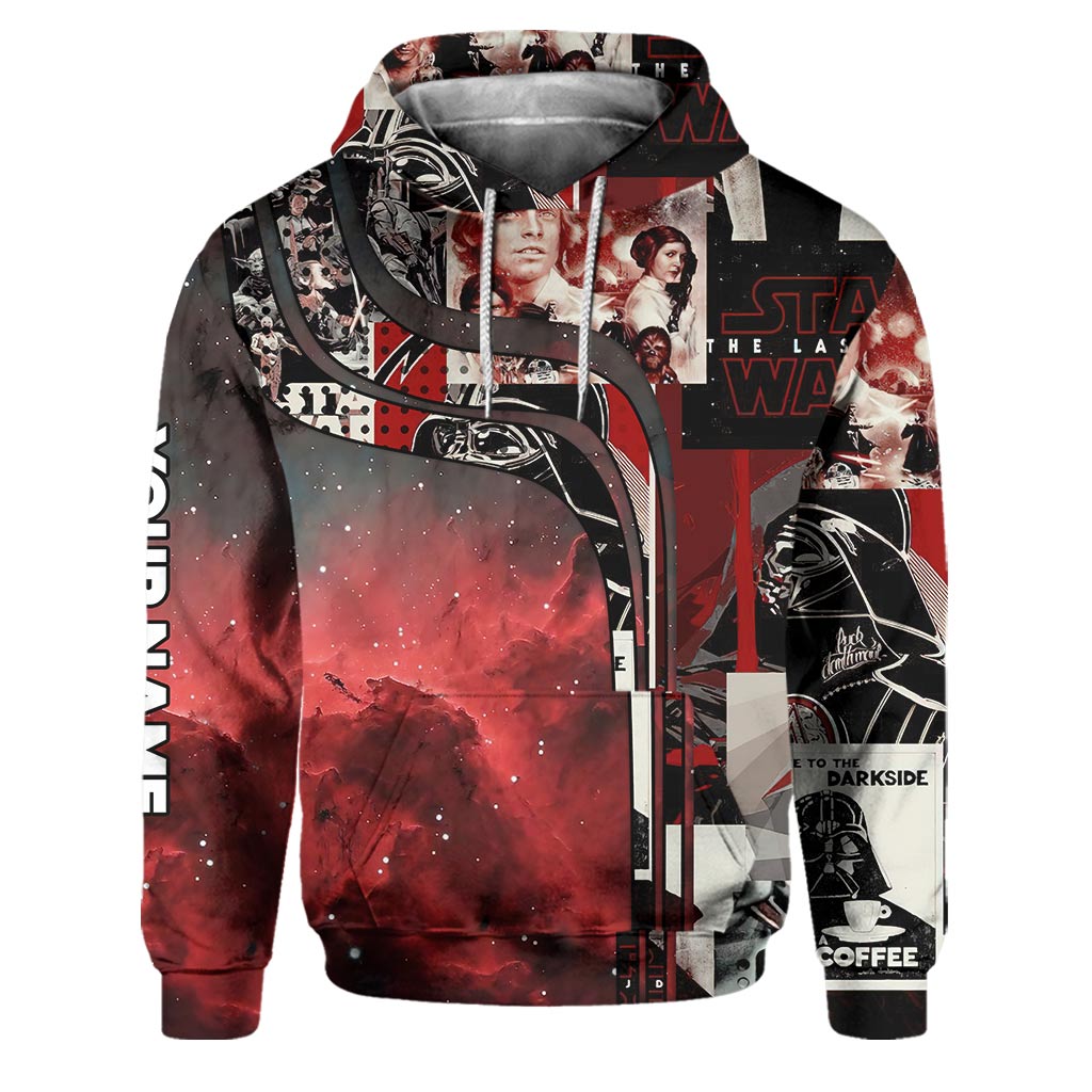 Dark Side - Personalized The Force Hoodie and Sweatpants