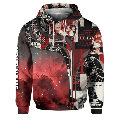 Dark Side - Personalized The Force Hoodie and Sweatpants