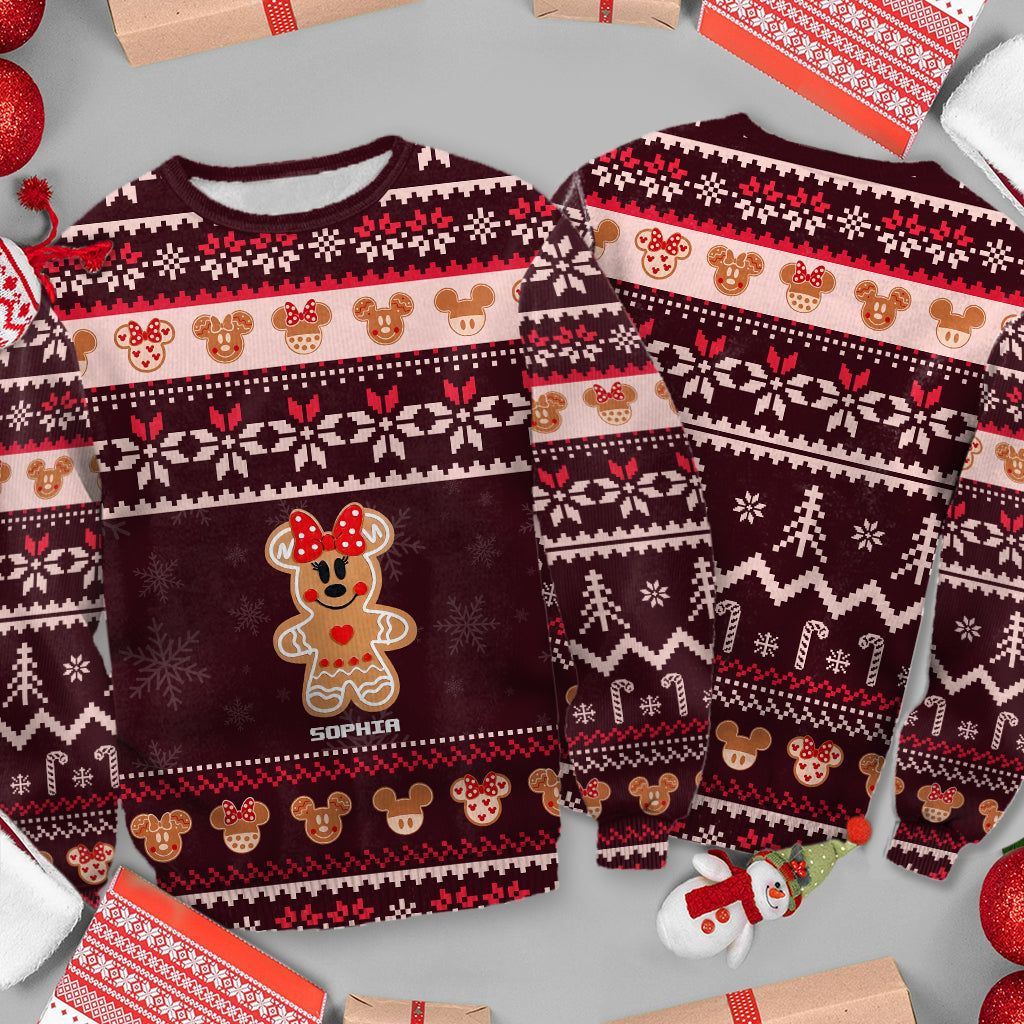 Merry Christmas - Personalized Mouse Sweater