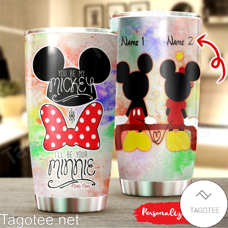 Mouse Couple - Personalized Mouse Tumbler 0523