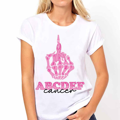 ABCDEF Cancer - Breast Cancer Awareness T-shirt and Hoodie