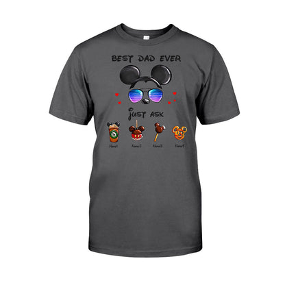 Best Dad Ever - Personalized Father's Day Mouse T-shirt and Hoodie