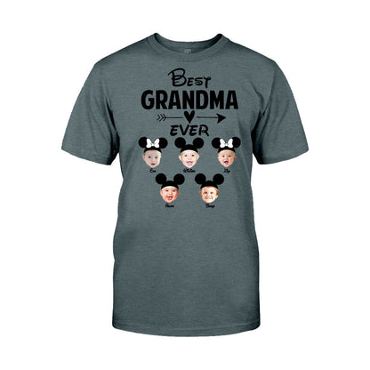 Best Grandma Ever - Personalized Mouse T-shirt and Hoodie